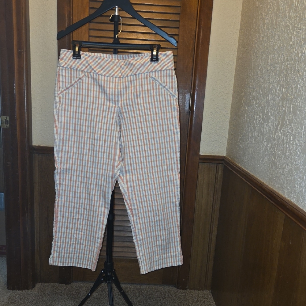 Margaret M Pastel Striped Pants